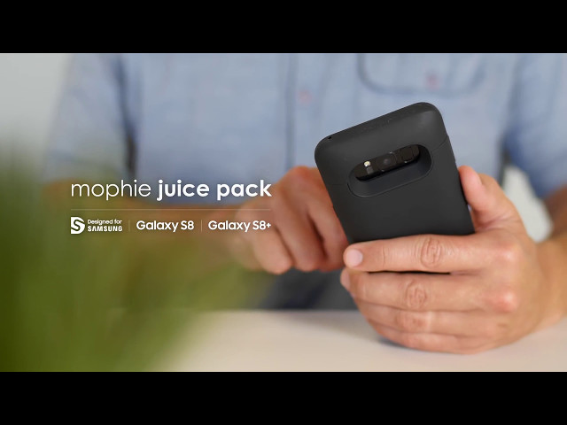 Video Teaser für mophie juice pack Designed for Samsung Galaxy S8