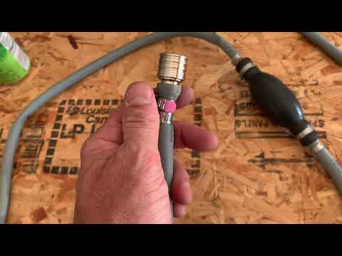 DIY Fuel Line Change Out on Suzuki Outboard DT 55 Motor Tutorial  [Suzuki Motor Fuel Line DT 55]