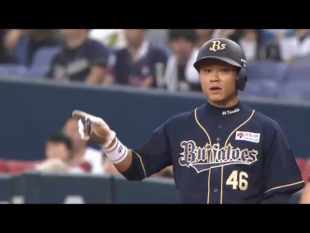 【4回裏】バファローズ・川端 浮いた変化球逃さず勝ち越しタイムリー!! 2015/9/26 Bs-F