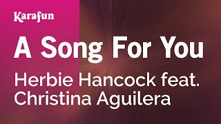 Karaoke A Song For You - Herbie Hancock *