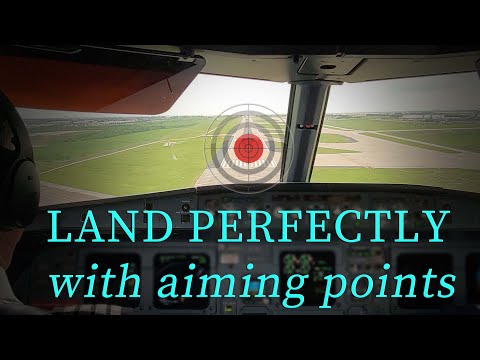LAND AN AIRPLANE with this easy trick | Aiming Points for Perfect Landings