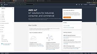 Configure AWS IoT Core for MQTT