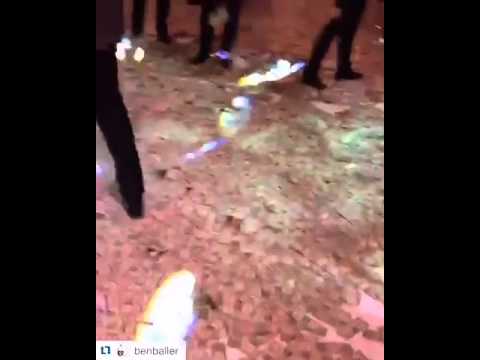 Making it rain at an Armenian Wedding