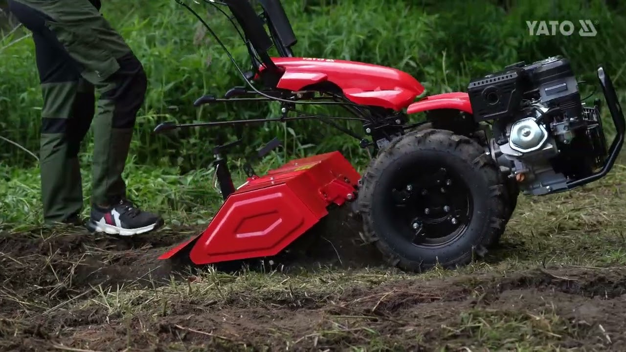 Glebogryzarka YATO YT-85860 z ciągnikiem jednoosiowym