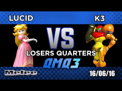QMQ3 - Singles - Losers Quarters - Lucid (Peach) VS K3 (Samus)