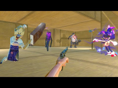 FPS AVATAR PERSPECTIVE vs CREEPY MONSTER IN DARK MAZE - Animal Revolt Battle Simulator