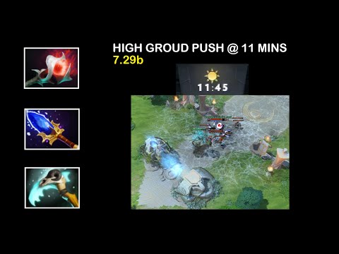 Master Tier Broodmother - HIGHGROUND PUSH @ 11MINS - Immortal (0027)