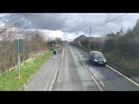 bus journey, X71 service to Newcastle