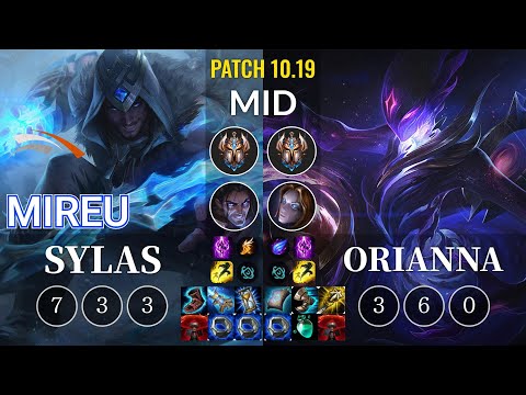 HLE Mireu Sylas vs Orianna Mid - KR Patch 10.19