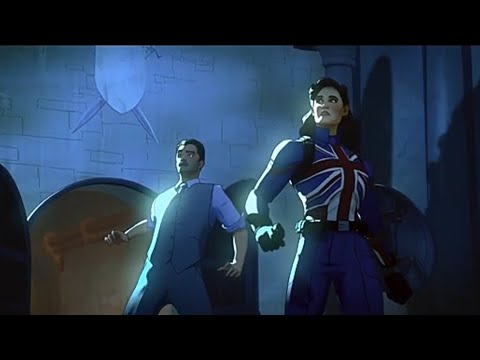 Captain Carter vs Shuma-Gorath Fight Scene [Saving Skinny Steve Roger]||What If...?||