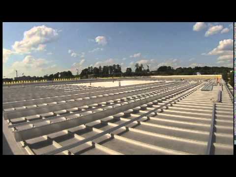 Time-Lapse GoPro of Commercial Solar Installation for CEI