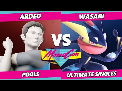 MomoCon 2023 - Ardeo (Wii Fit Trainer) Vs. Wasabi (Greninja) Smash Ultimate - SSBU