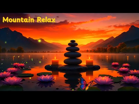 🌅 Deep Sleep Meditation – Serene Sunset Calm | Soft Piano for Rest & Healing 🌙