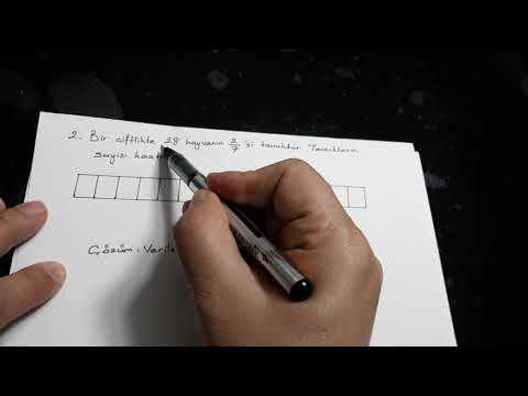 BİR ÇOKLUĞUN KESİR KADARINI BULMA