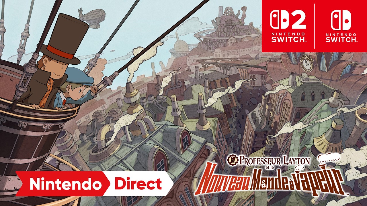 Professeur Layton et le Nouveau Monde à Vapeur  - Trailer officiel