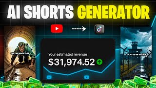 This Newest AI Tool Create Viral YouTube & Tiktok Creativity Program shorts || auto short ai