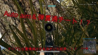PUBG　位置情報分かるチーターにあった結果．．．。