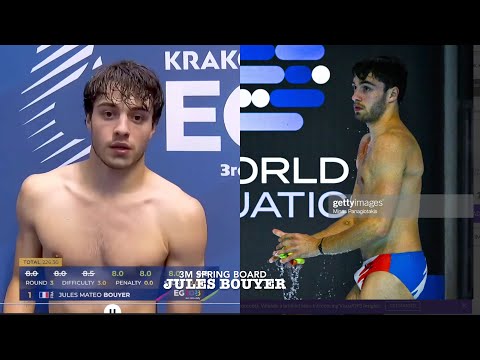 Paris Olympics 2024 | Jules Mateo BOUYER Road |3m SPPRING BOARD Dive  finals | European Games 2023