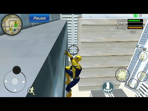 Super Spider Rope Flying Hero City Battle | Web Spider Superhero Mission - Android GamePlay