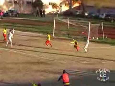 goal del Corigliano Schiavonea nel derby contro il Castrovillari