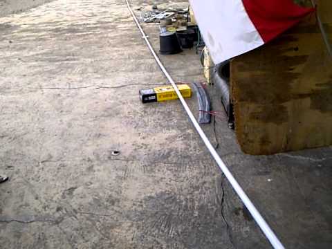 home made wire fence  machine