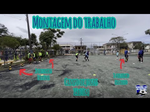 Treino Reduzido (1x1, tempo de reação, tomada de decisão, mudança de atitude, ataque, defesa). Top!!