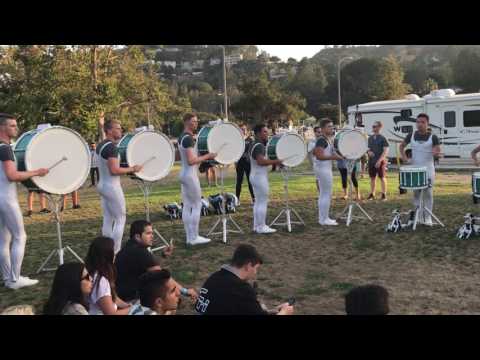 DCI Rose Bowl July 1 2017 Blue Knights Warm Ups