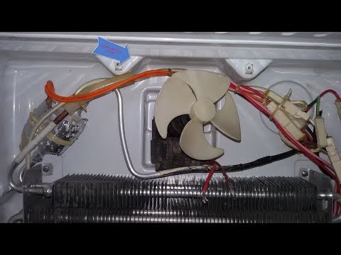 حلول مشكل التتليج في تلاجات نوفروست مروحة وطريقة تجربتهاHow to fix refrigerator problems fan