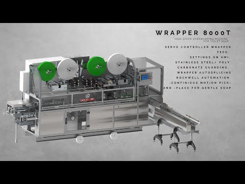 Toilet Soap Wrapping Machine with Servo