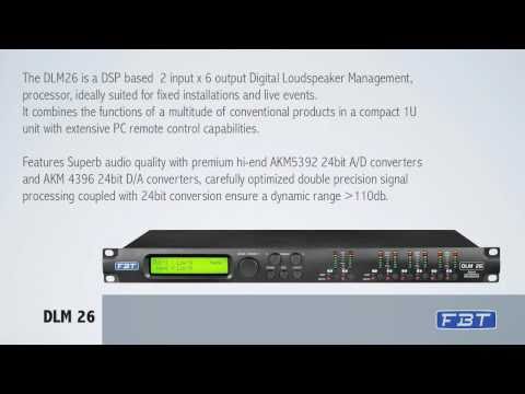 Обзор сигнального процессора FBT DLM 26