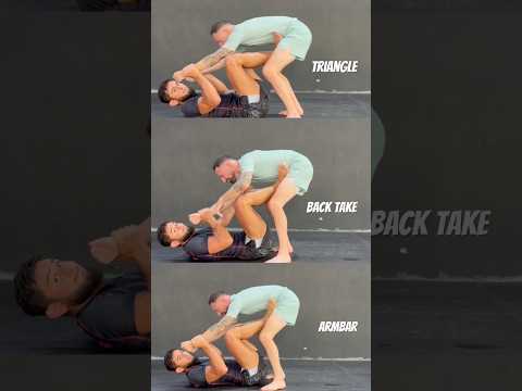 Helicopter Armbar, Triangle & Back Take