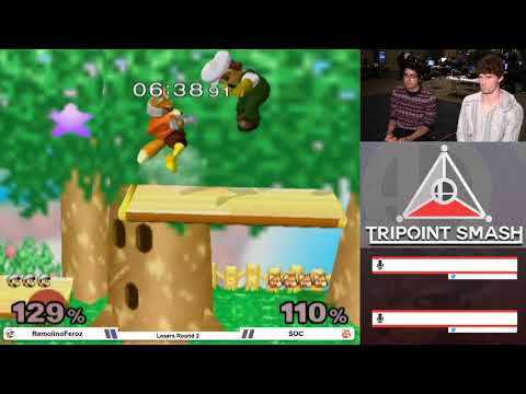 Tripoint Smash 82 - Winners Quarters - RemolinoFeroz (Luigi) vs SOC (Fox)