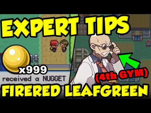 EXPERT LEVEL TIPS AND TRICKS For Pokemon FireRed LeafGreen - Advanced Pokémon FRLG Tips!