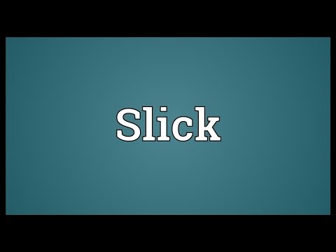 image-What is the synonym of slick?