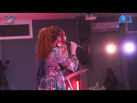 Minister Laurette Chala ministers 'Ebenezer' @LWWC 30th Anniversary Worship Night.