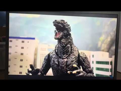 Reacting Godzilla vs Gigan Rex Epic Battle Stop Motion