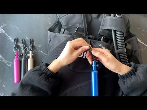 Cylinder Dingding Rod Rattle Aluminum Alloy Diving Noise Maker Lobster Stick