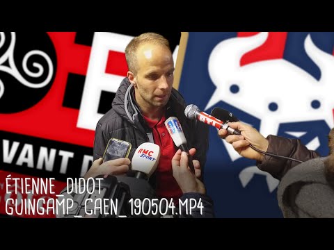 ÉTIENNE DIDOT RÉAGIT APRÈS GUINGAMP - CAEN (0-0) / Ligue 1 - 4 mai 2018