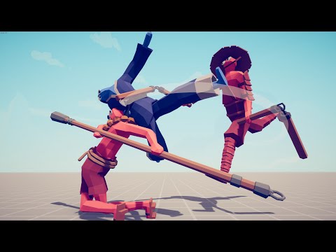 🔥 NUNCHAKI & MONK DUO vs EVERY UNIT! Totally Accurate Battle Simulator TABS 🔥