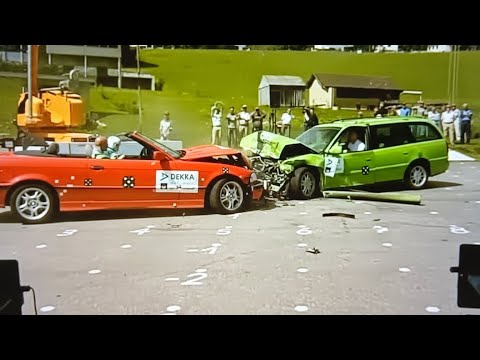Old vs New BMW 3 Series Crash Test – 50 Years of Crash Test Evolution