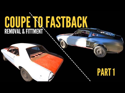 Huge Changes! Coupe to Fastback  Conversion 1967-68 Mustang