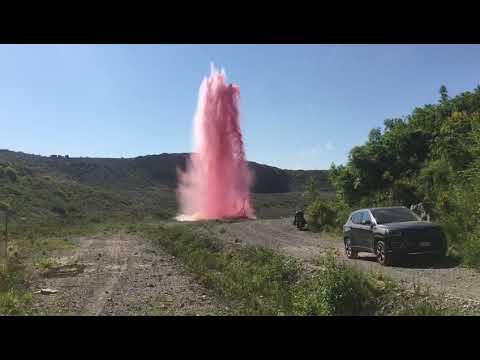 Esplosione di prova, alla cava di Forte Ratti per il ponte Morandi