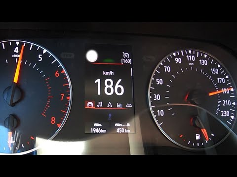 Tachovideo Renault Clio TCe 100 0-100 kmh kph 0-60 mph Beschleunigung Acceleration
