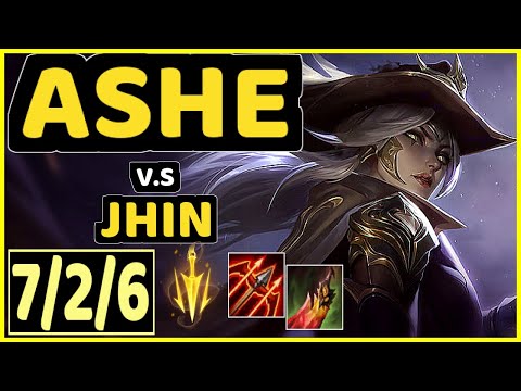 CHRISBERG (ASHE) vs JHIN - 7/2/6 KDA BOTTOM ADC CHALLENGER GAMEPLAY - EUW