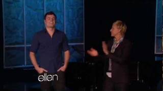 Marc Martel singing " Somebody to love " live on Ellen Degeneres's show.