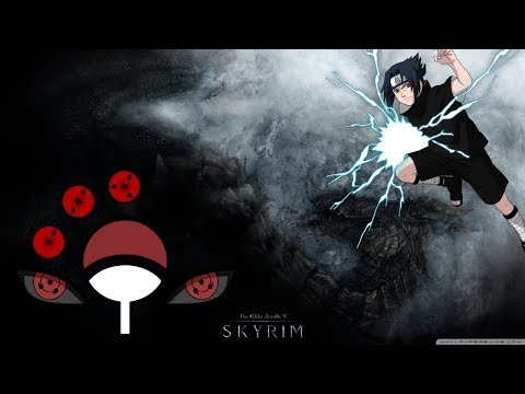 Let's Play Skyrim: Uchiha Playthrough Part 1: Sasuke"s Path!!!