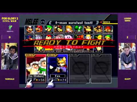For Glory 2  - Yardsale (Ice Climbers, Peach) vs Quaff (Fox)