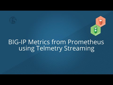 BIG-IP Metrics from Prometheus using Telmetry Streaming