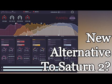 New Cheaper Alternative To Fab Filter Saturn 2 - Plamen Saturation VST Plugin by United Plugins