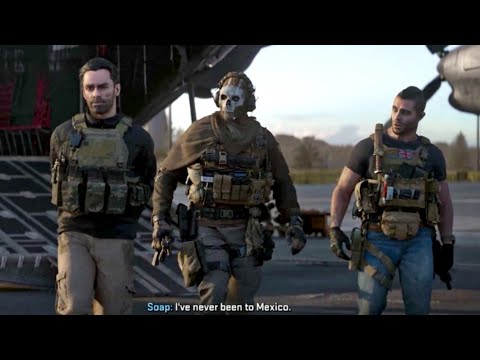 Ghost and Soap Meets Alejandro Vargas Scene - Call of Duty Modern Warfare 2